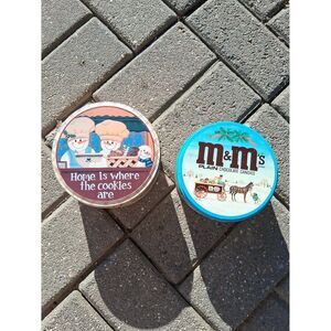 M&M's and Home is Where the Cookies are Tins Collectors